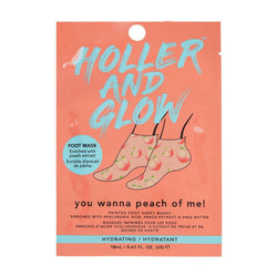 Holler & Glow You Wanna Peach of Me Refreshing Foot Mask