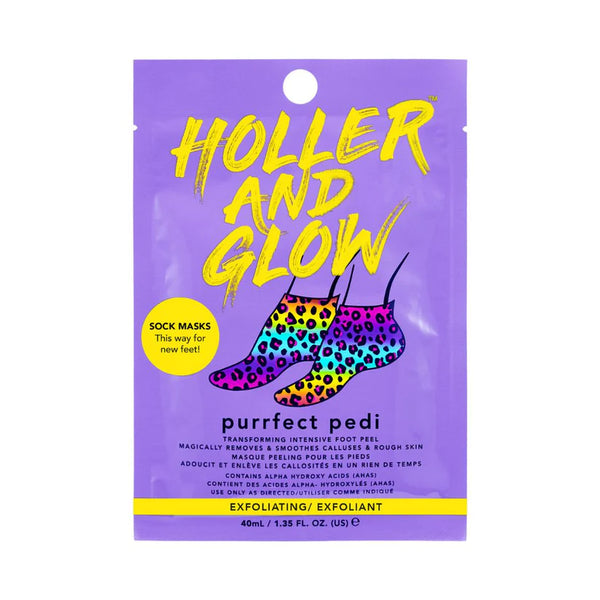 Holler & Glow Purrfect Pedi Foot Mask