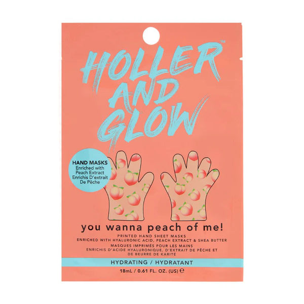 Holler & Glow You Wanna Peach of Me Refreshing Hand Mask