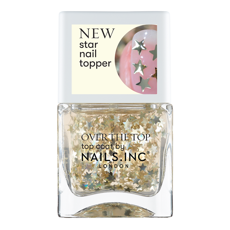 NAILS INC - Nail Polish Confetti Topper - Star Spotting in Soho