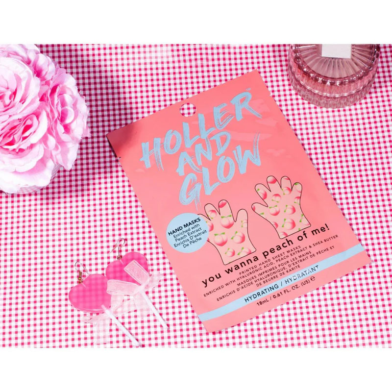 Holler & Glow You Wanna Peach of Me Refreshing Hand Mask