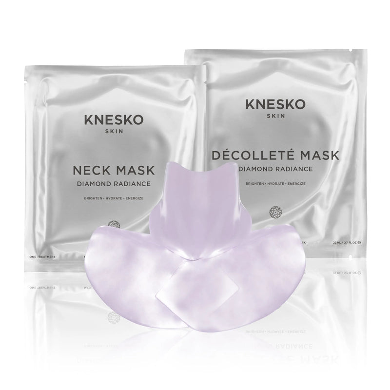 Knesko Diamond Radiance Collagen Neck & Decollete Mask Combo