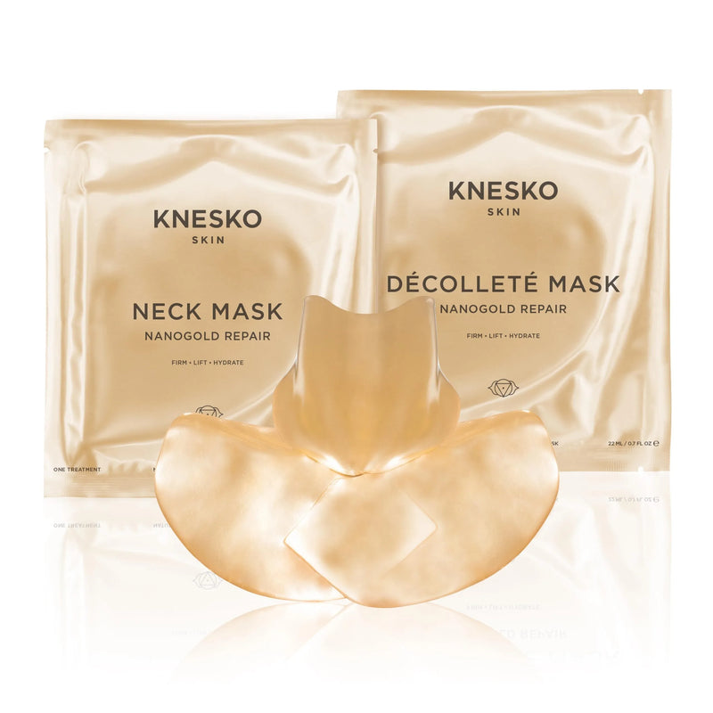 KNESKO SKIN - Gold Repair Neck & Decollete Mask Combo