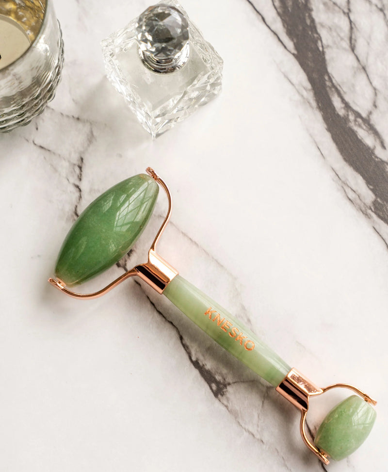 Knesko Green Jade Gemstone Roller