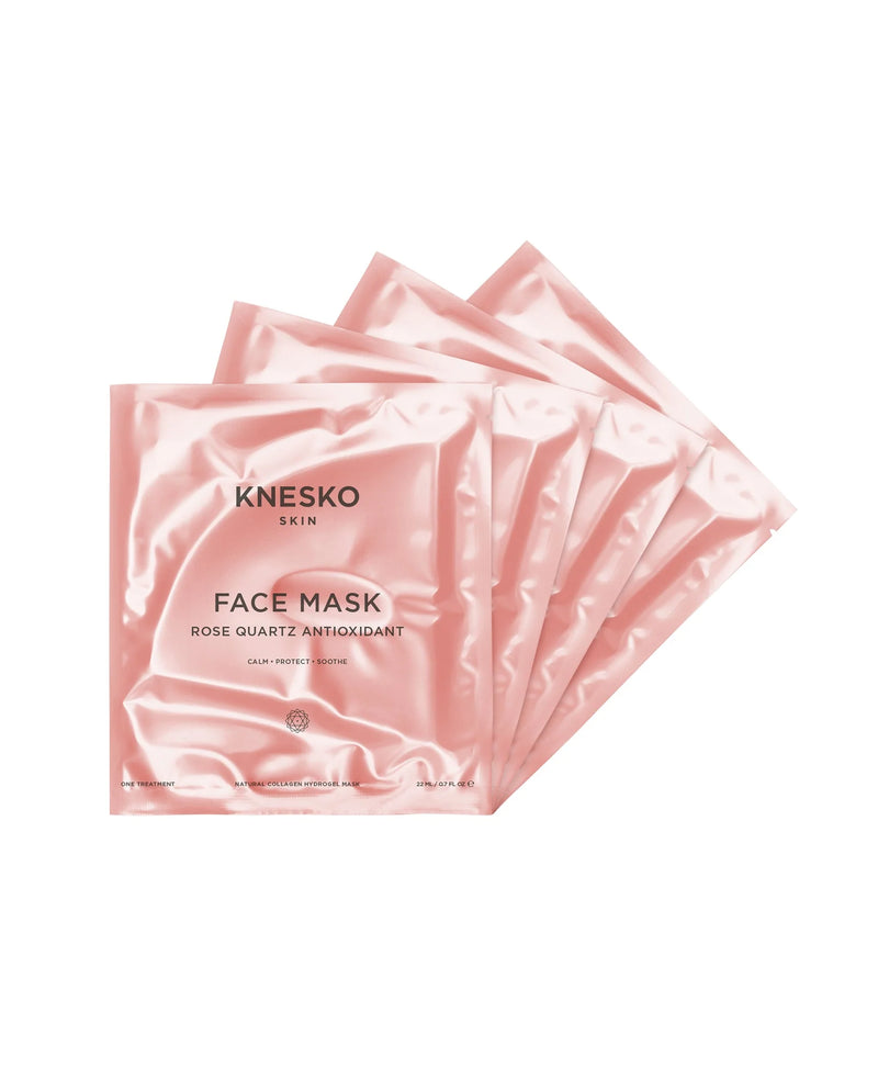 Knesko Rose Quartz Antioxidant Collagen Face Mask