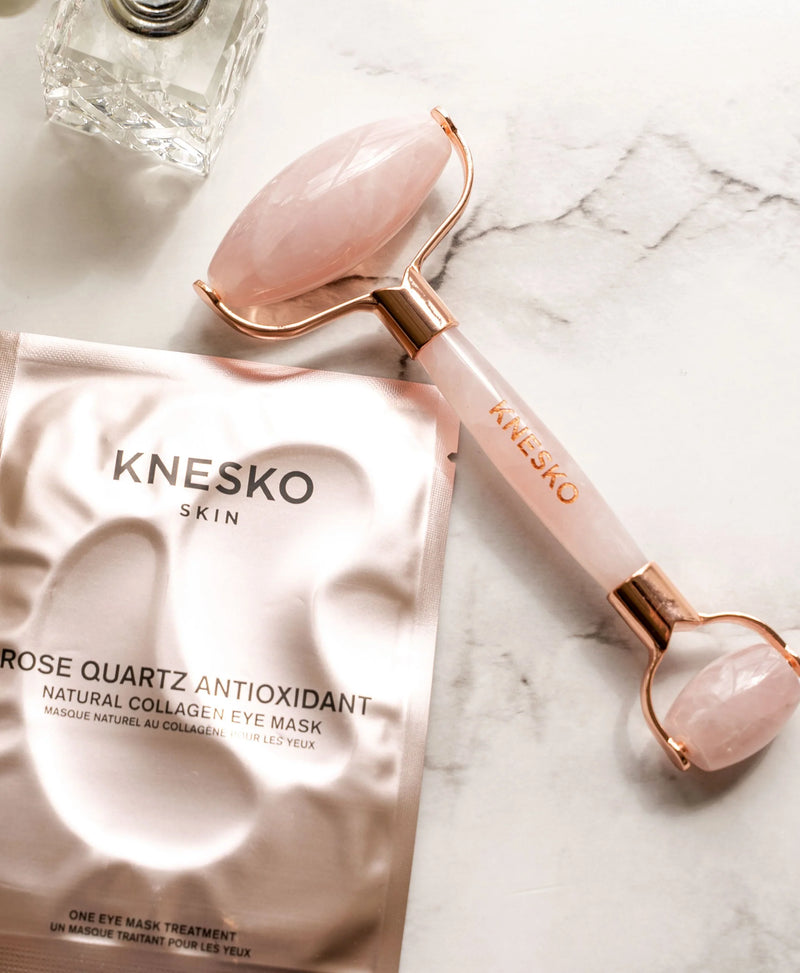 Knesko Rose Quartz Gemstone Roller