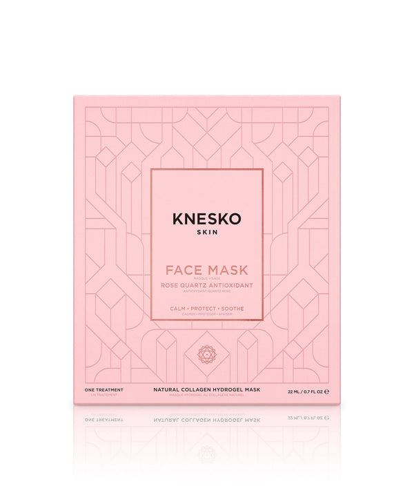 Knesko Rose Quartz Antioxidant Collagen Face Mask