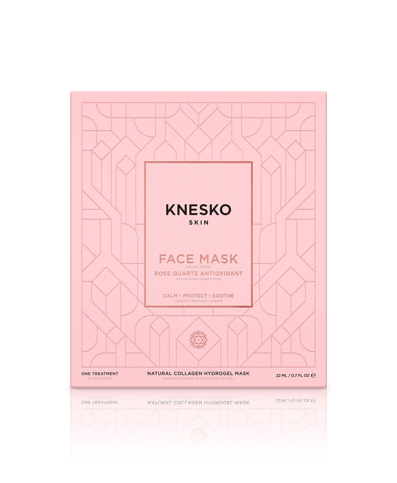 Knesko Rose Quartz Antioxidant Collagen Face Mask