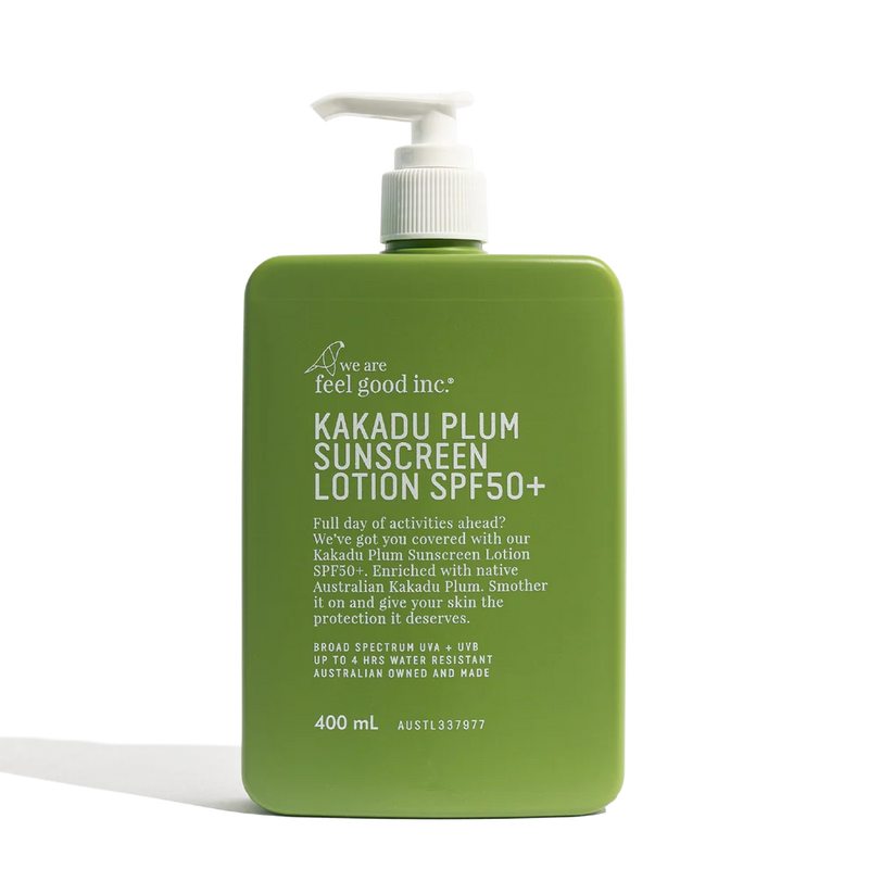 We are Feel Good Inc Kakadu Plum Sunscreen Lotion SPF50