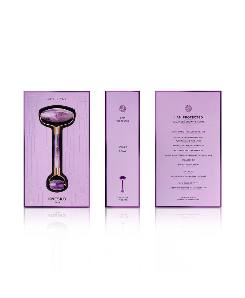 Knesko Amethyst Gemstone Roller