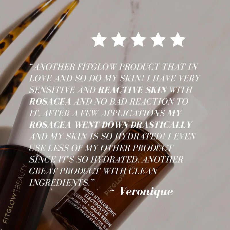 Fitglow Beauty Birch Hyaluronic Electrolyte Quench + Calm Serum