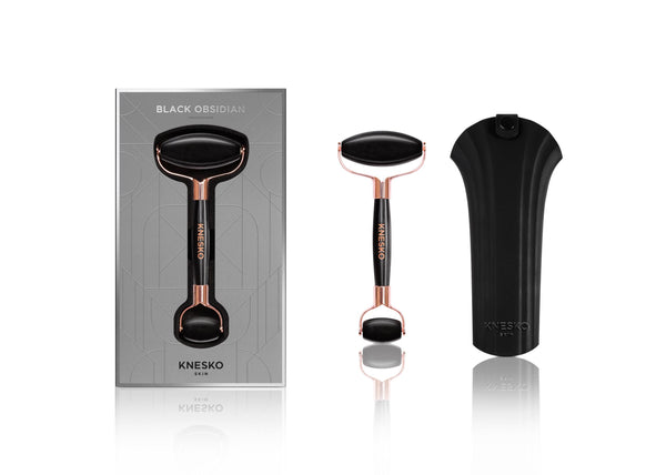 Knesko Obsidian Gemstone Roller