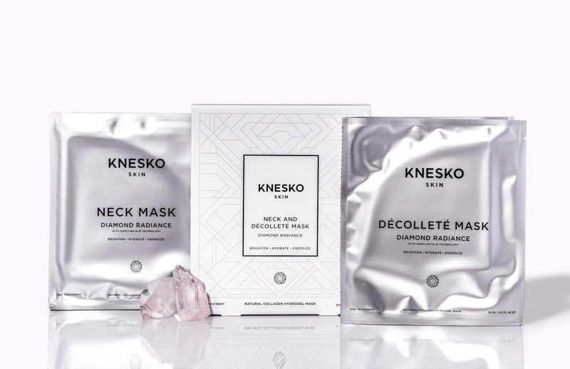 Knesko Diamond Radiance Collagen Neck & Decollete Mask Combo