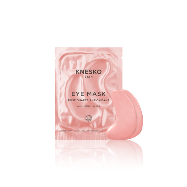Knesko Rose Quartz Antioxidant Collagen Eye Mask