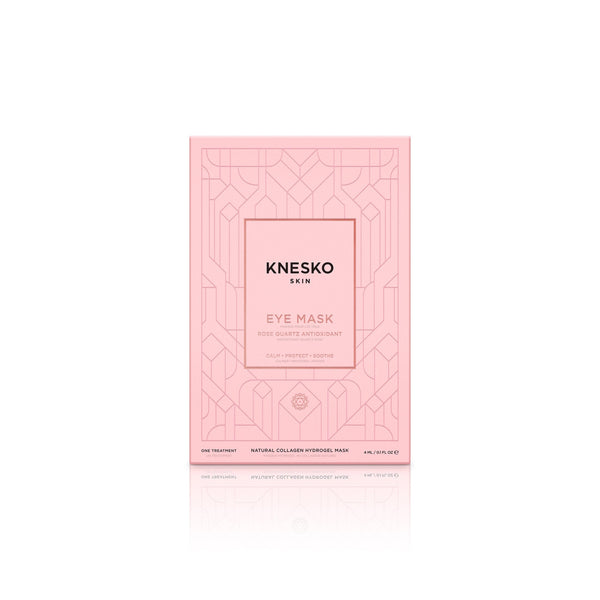 Knesko Rose Quartz Antioxidant Collagen Eye Mask | CULT COSMETICA