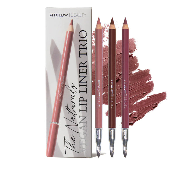 Fitglow Beauty The Naturals Vegan Lip Liners Trio
