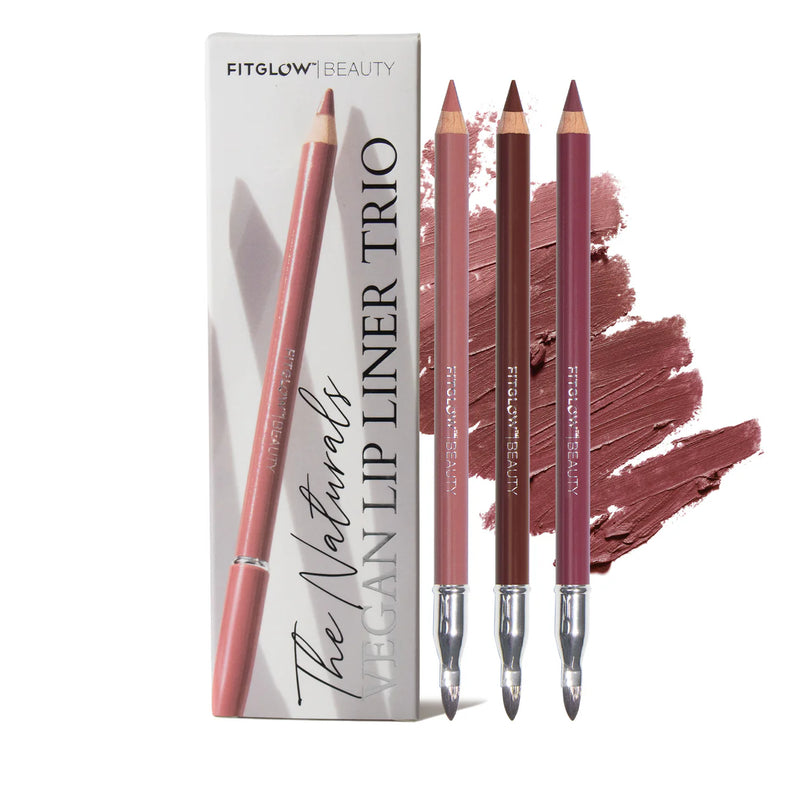Fitglow Beauty The Naturals Vegan Lip Liners Trio