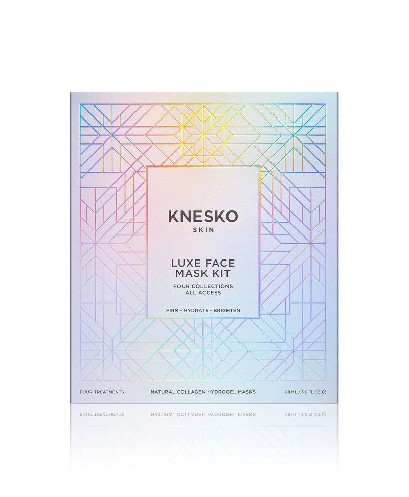 Knesko Luxe Mask & Meditation - 4-Collection Collagen Face Mask Kit