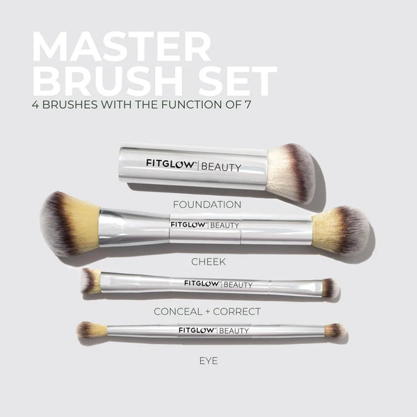 Fitglow Beauty Master Brush Set (4pc)