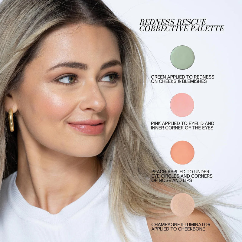 Fitglow Beauty Redness Rescue Corrective Palette