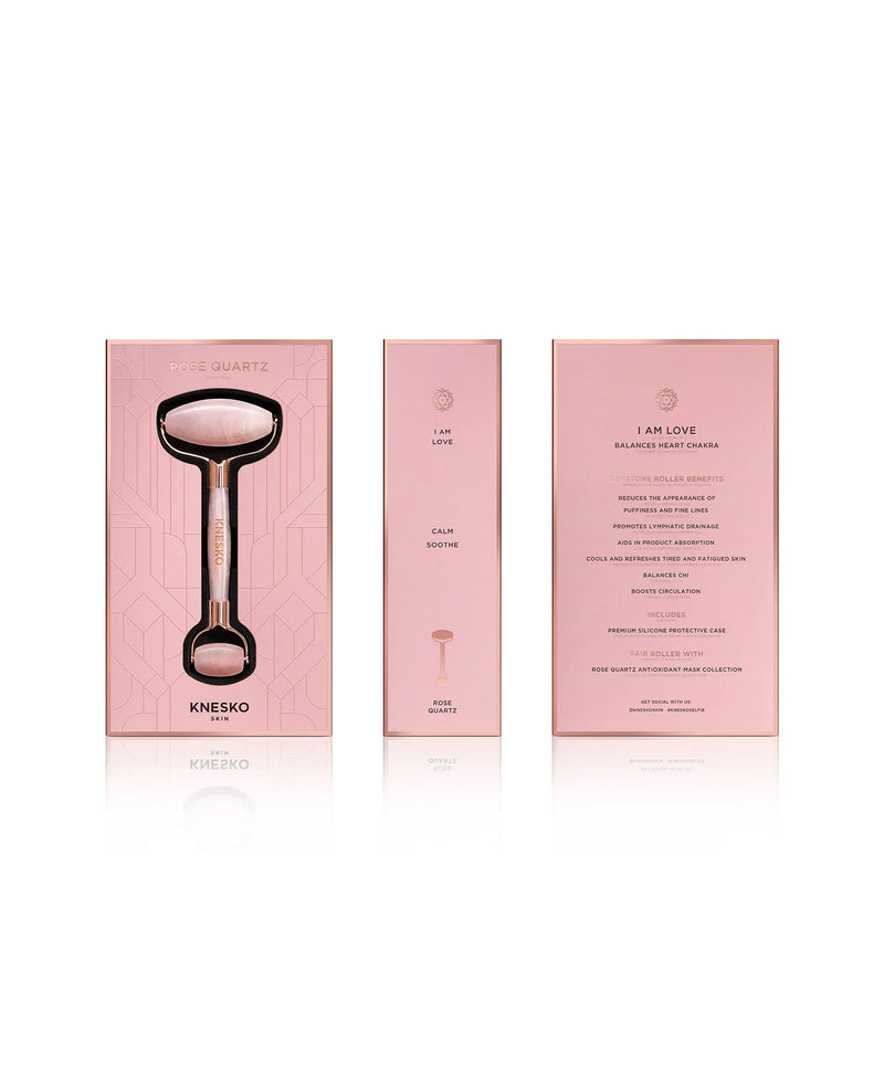Knesko Rose Quartz Gemstone Roller