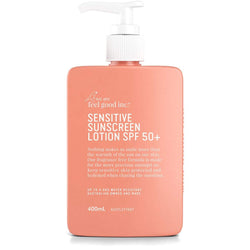 We are Feel Good Inc Sensitive Sunscreen Lotion SPF 50+ 400ml - CULT COSMETICA