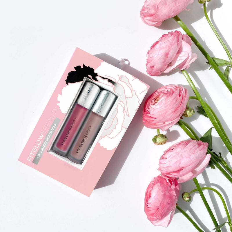 Fitglow Beauty Lip Serum Duo Halo + Bloom