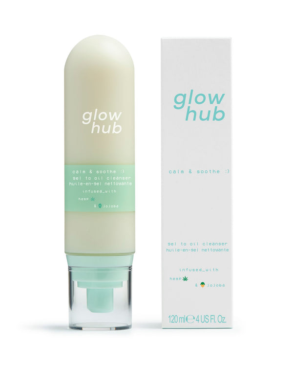 Glow Hub - Calm and Soothe Gel to Oil Cleanser
