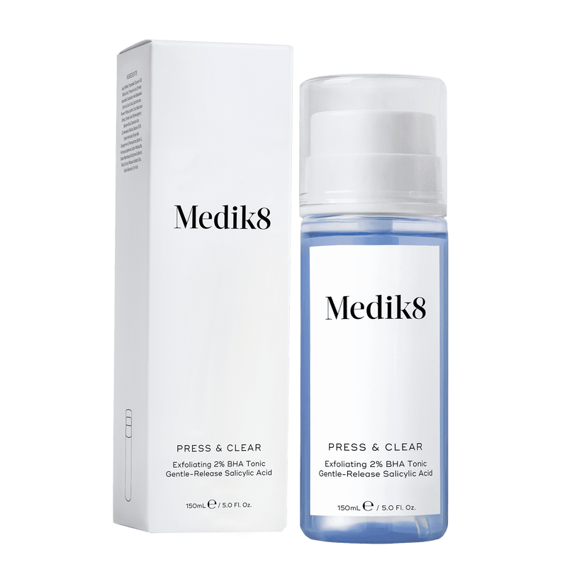 Medik8 PRESS & CLEAR Exfoliating 2% BHA Tonic Gentle-Release Salicylic Acid