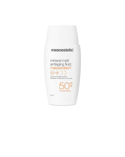 Mesoestetic Mesoprotech Mineral Matt Anti-Aging Fluid SPF 50+ - CULT COSMETICA