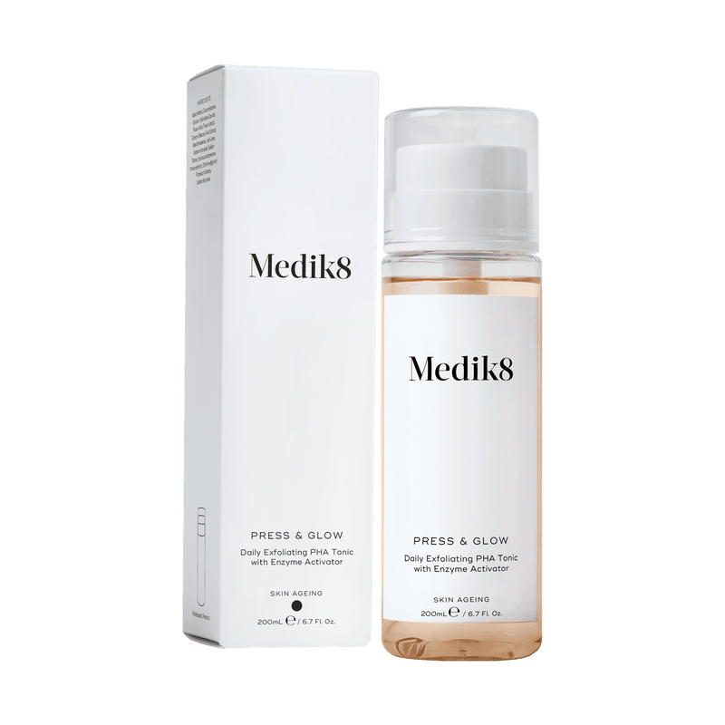 Medik8 PRESS & GLOW™ Exfoliating PHA Tonic with Enzyme Activator - CULT COSMETICA