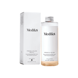 Medik8 PRESS & GLOW™ Exfoliating PHA Tonic with Enzyme Activator Refill - CULT COSMETICA