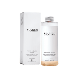 Medik8 PRESS & GLOW™ Exfoliating PHA Tonic with Enzyme Activator Refill