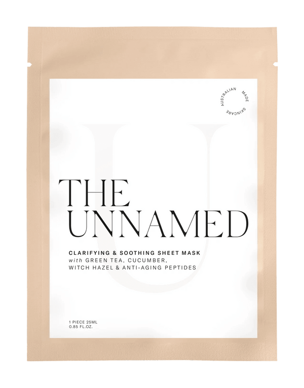 The Unnamed CLARIFYING & SOOTHING SHEET MASK