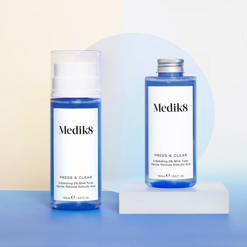 Medik8 PRESS & CLEAR Exfoliating 2% BHA Tonic Gentle-Release Salicylic Acid
