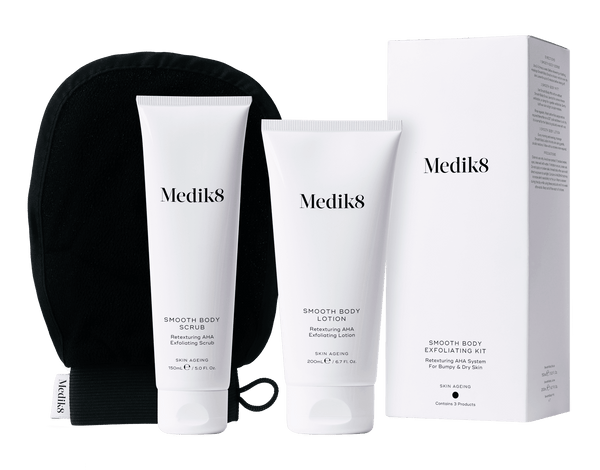 Medik8 Smooth Body Exfolitating Kit - Retexturing AHA - CULT COSMETICA