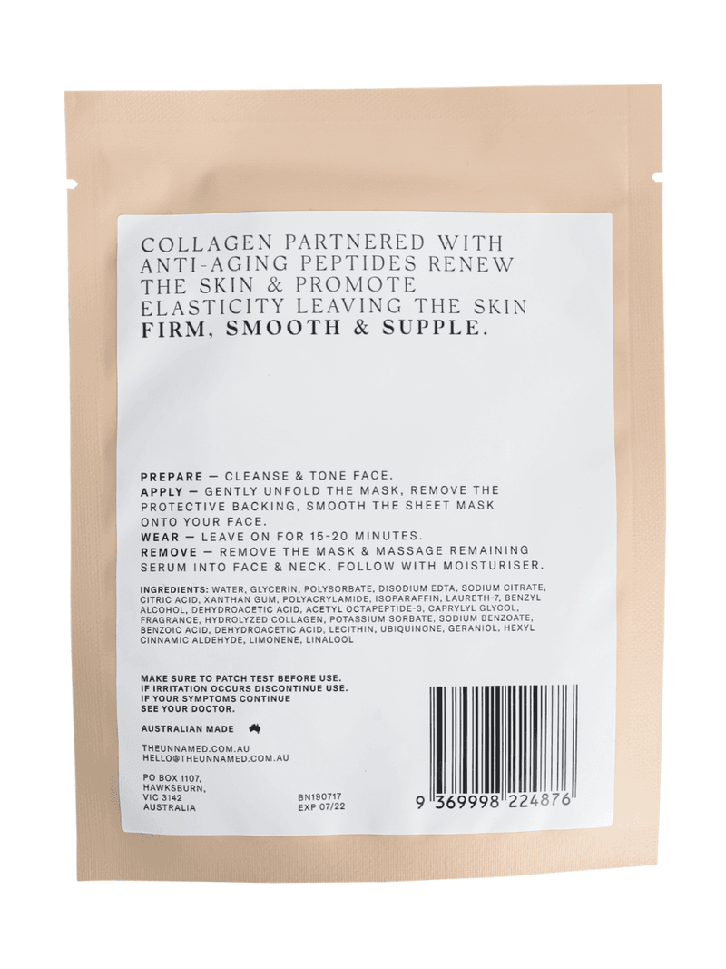 The Unnamed Firming and Anti-Aging Sheet Mask