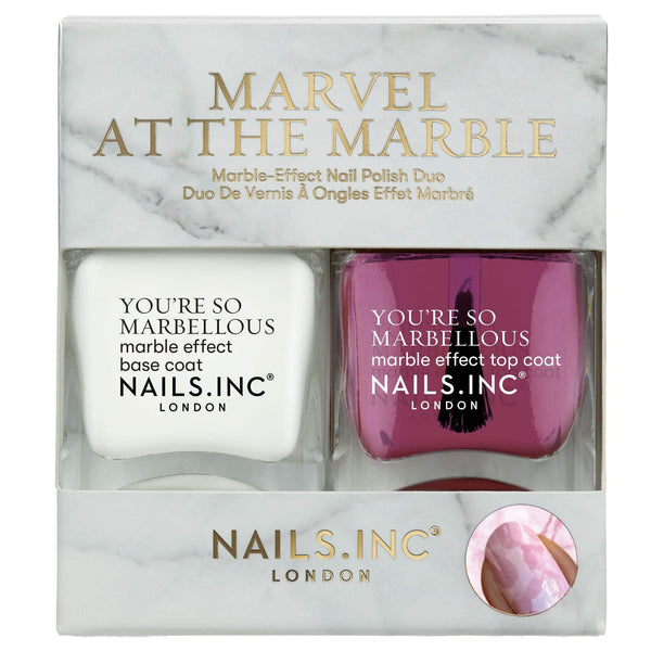 Nails Inc - Marvel At The Marbel DUO