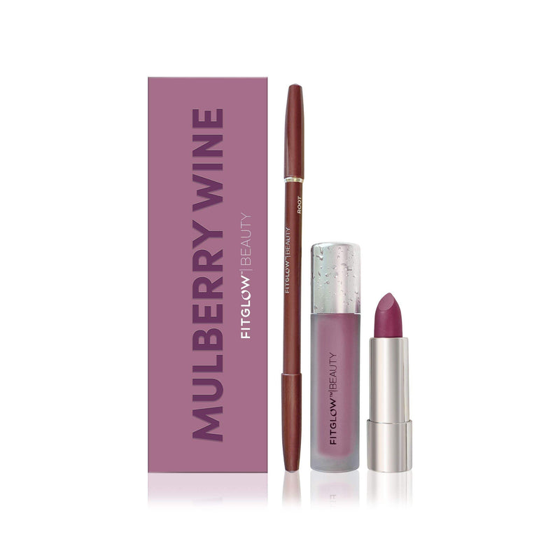 Fitglow Beauty Ultimate Lip Lover Kit - Mulberry Wine