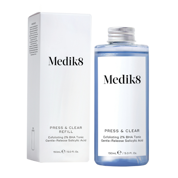 Medik8 PRESS & CLEAR Refill Exfoliating 2% BHA Tonic Gentle-Release Salicylic Acid