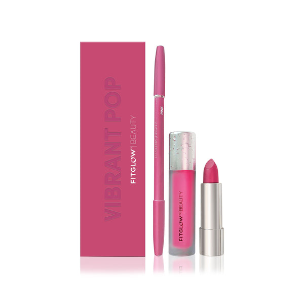 Fitglow Beauty Ultimate Lip Lover Kit - Vibrant Pop